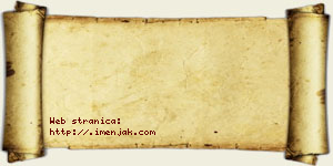 Jana Kecman vizit kartica